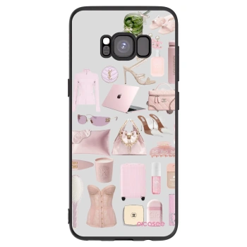 Picasee fekete szilikon tok az alábbi mobiltelefonokra Samsung Galaxy S8 G950F - Glam Babe