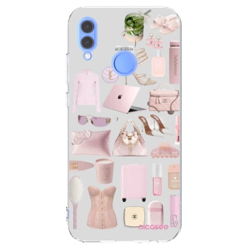 Picasee átlátszó szilikon tok az alábbi mobiltelefonokra Huawei P Smart 2019 - Glam Babe