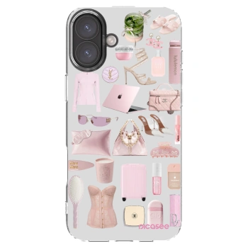 Picasee átlátszó szilikon tok az alábbi mobiltelefonokra Apple iPhone 16 Plus - Glam Babe