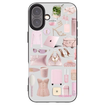 Picasee fekete szilikon tok az alábbi mobiltelefonokra Apple iPhone 16 Plus - Glam Babe