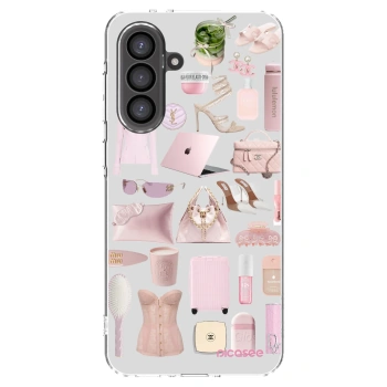 Picasee átlátszó szilikon tok az alábbi mobiltelefonokra Samsung Galaxy A56 5G A566B - Glam Babe
