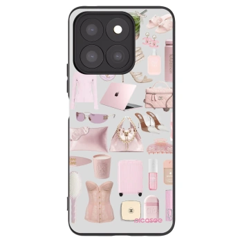 Picasee fekete szilikon tok az alábbi mobiltelefonokra Honor X8c - Glam Babe