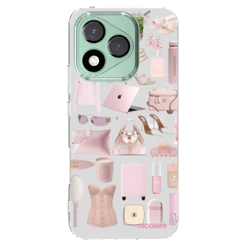 Picasee átlátszó szilikon tok az alábbi mobiltelefonokra Honor 400 Lite 5G - Glam Babe