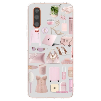 Picasee átlátszó szilikon tok az alábbi mobiltelefonokra Huawei P30 - Glam Babe