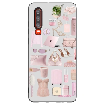 Picasee fekete szilikon tok az alábbi mobiltelefonokra Huawei P30 - Glam Babe