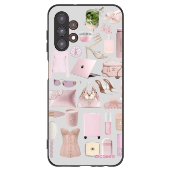 Picasee fekete szilikon tok az alábbi mobiltelefonokra Samsung Galaxy A13 5G - Glam Babe