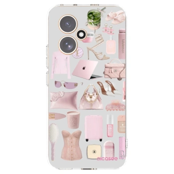 Picasee átlátszó szilikon tok az alábbi mobiltelefonokra Honor 400 5G - Glam Babe