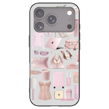 Picasee fekete szilikon tok az alábbi mobiltelefonokra Apple iPhone 17 Pro - Glam Babe