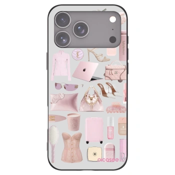Picasee fekete szilikon tok az alábbi mobiltelefonokra Apple iPhone 17 Pro Max - Glam Babe