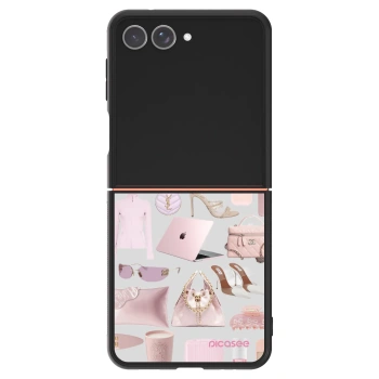 Szilikon tok erre a típusra Samsung Galaxy Z Flip7 5G - Glam Babe