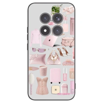 Picasee fekete szilikon tok az alábbi mobiltelefonokra Xiaomi Redmi Note 15 Pro+ - Glam Babe