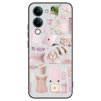 Picasee fekete szilikon tok az alábbi mobiltelefonokra Vivo Y29s 5G - Glam Babe