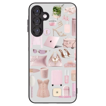 Picasee fekete szilikon tok az alábbi mobiltelefonokra Samsung Galaxy A16 4G - Glam Babe