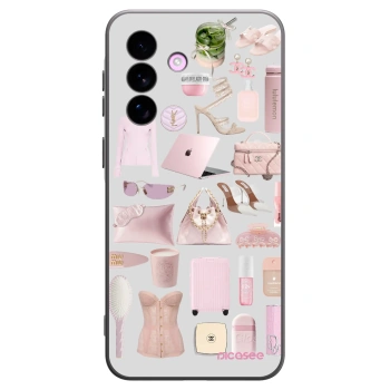 Picasee fekete szilikon tok az alábbi mobiltelefonokra Samsung Galaxy A57 5G - Glam Babe