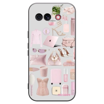Picasee fekete szilikon tok az alábbi mobiltelefonokra Google Pixel 10a - Glam Babe