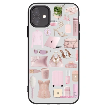 Picasee fekete szilikon tok az alábbi mobiltelefonokra Apple iPhone 11 - Glam Babe