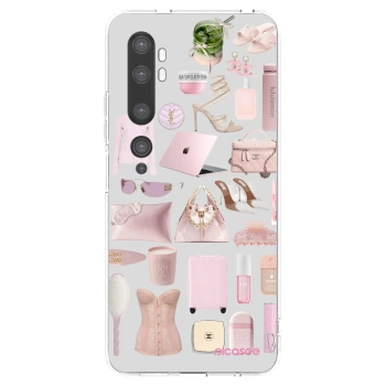 Picasee átlátszó szilikon tok az alábbi mobiltelefonokra Xiaomi Mi Note 10 (Pro) - Glam Babe