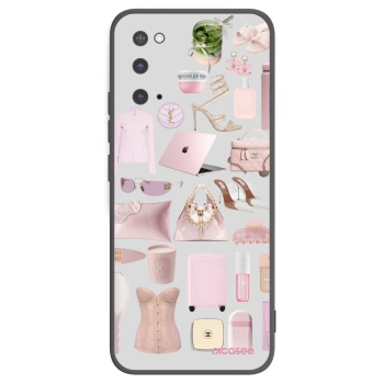 Picasee fekete szilikon tok az alábbi mobiltelefonokra Samsung Galaxy S20 G980F - Glam Babe
