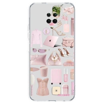 Picasee átlátszó szilikon tok az alábbi mobiltelefonokra Xiaomi Redmi Note 9S - Glam Babe