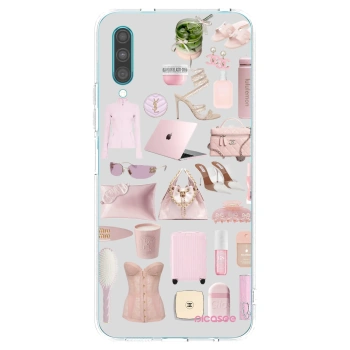 Picasee átlátszó szilikon tok az alábbi mobiltelefonokra Samsung Galaxy A30s A307F - Glam Babe