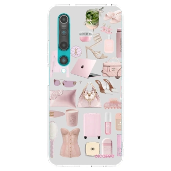 Picasee átlátszó szilikon tok az alábbi mobiltelefonokra Xiaomi Mi 10 - Glam Babe