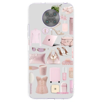 Picasee átlátszó szilikon tok az alábbi mobiltelefonokra Xiaomi Poco F2 Pro - Glam Babe