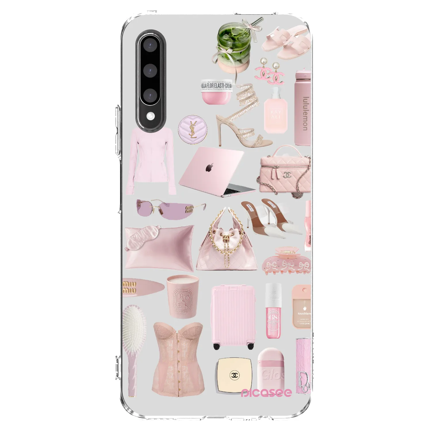 Picasee átlátszó szilikon tok az alábbi mobiltelefonokra Honor 9X Pro - Glam Babe