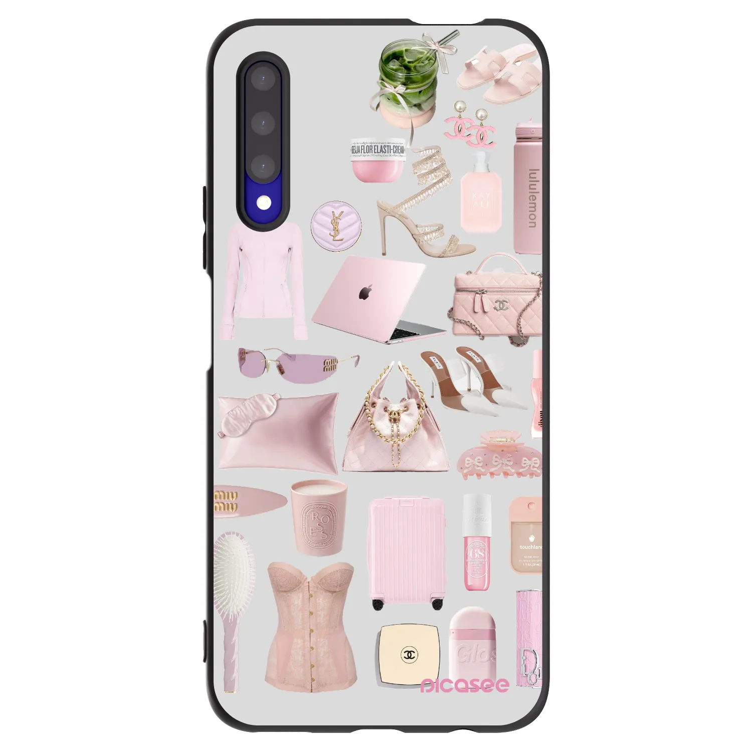 Picasee fekete szilikon tok az alábbi mobiltelefonokra Honor 9X Pro - Glam Babe