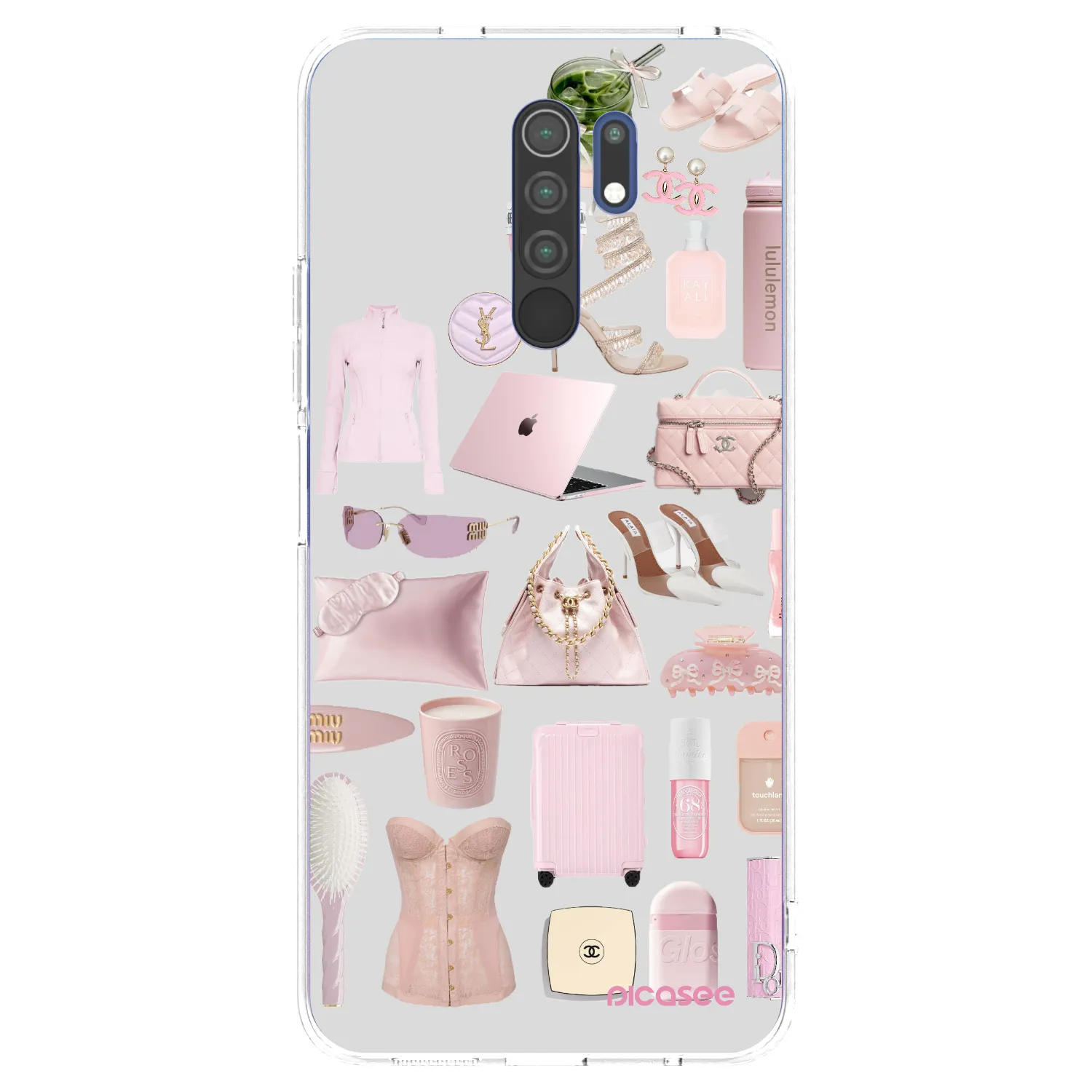 Picasee átlátszó szilikon tok az alábbi mobiltelefonokra Xiaomi Redmi 9 - Glam Babe