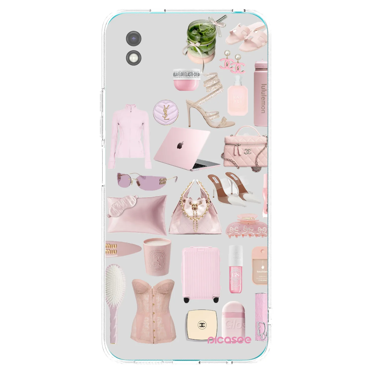 Picasee fekete szilikon tok az alábbi mobiltelefonokra Xiaomi Redmi 9A - Glam Babe