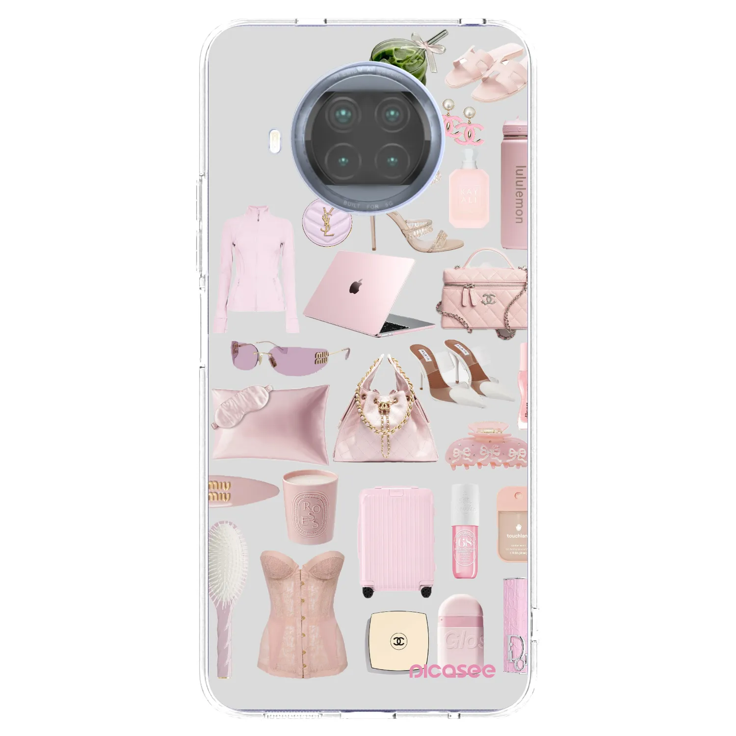 Picasee átlátszó szilikon tok az alábbi mobiltelefonokra Xiaomi Mi 10T Lite - Glam Babe