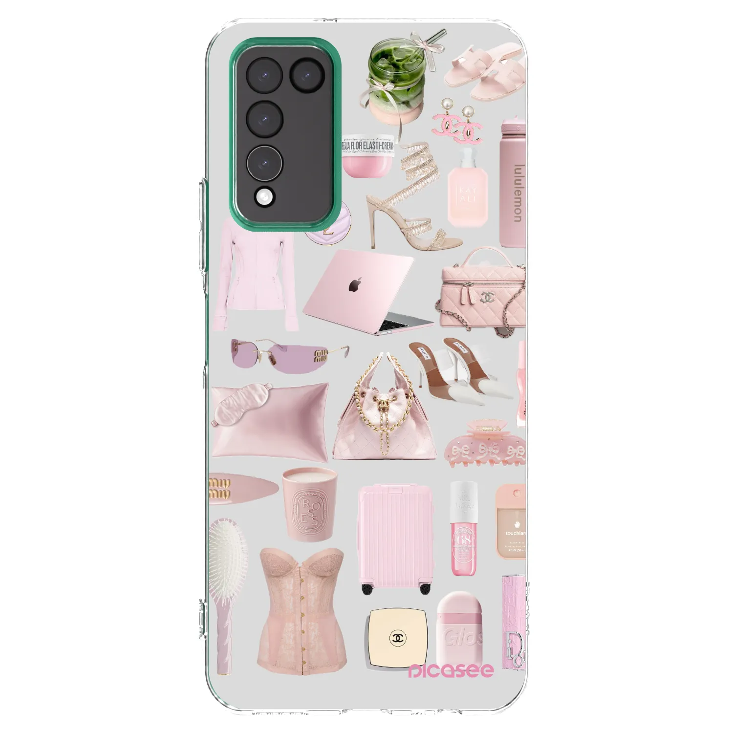 Picasee átlátszó szilikon tok az alábbi mobiltelefonokra Honor 10X Lite - Glam Babe