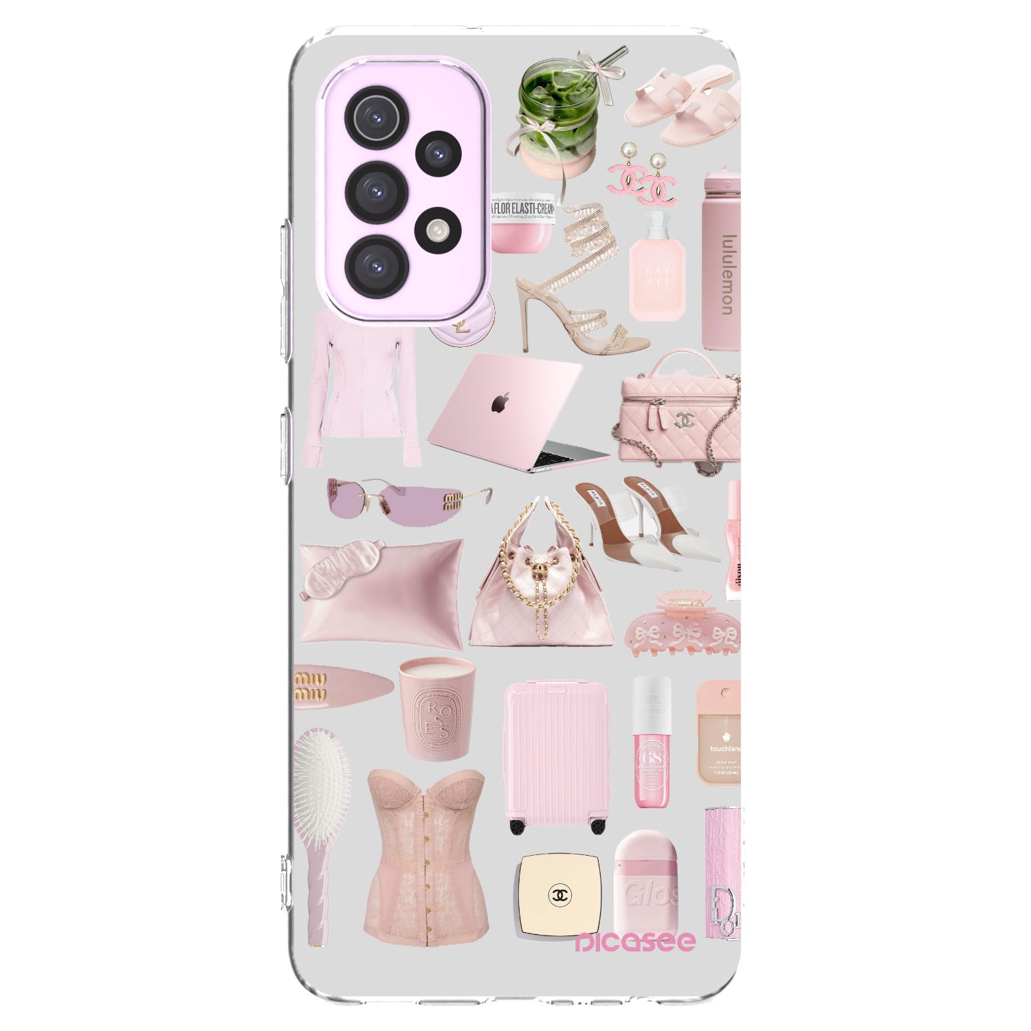 Picasee átlátszó szilikon tok az alábbi mobiltelefonokra Samsung Galaxy A32 5G A326B - Glam Babe
