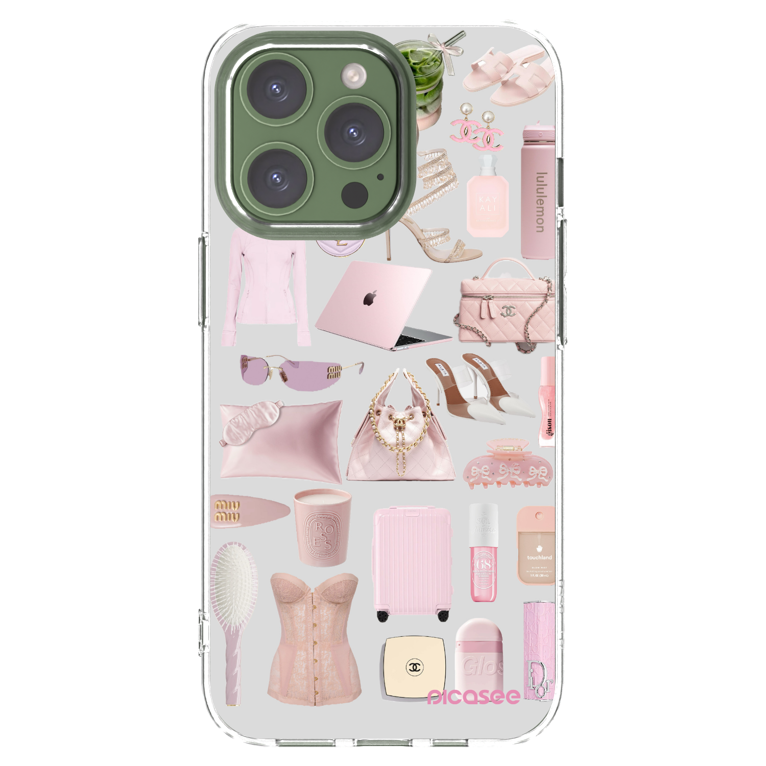 Picasee átlátszó szilikon tok az alábbi mobiltelefonokra Apple iPhone 13 Pro - Glam Babe
