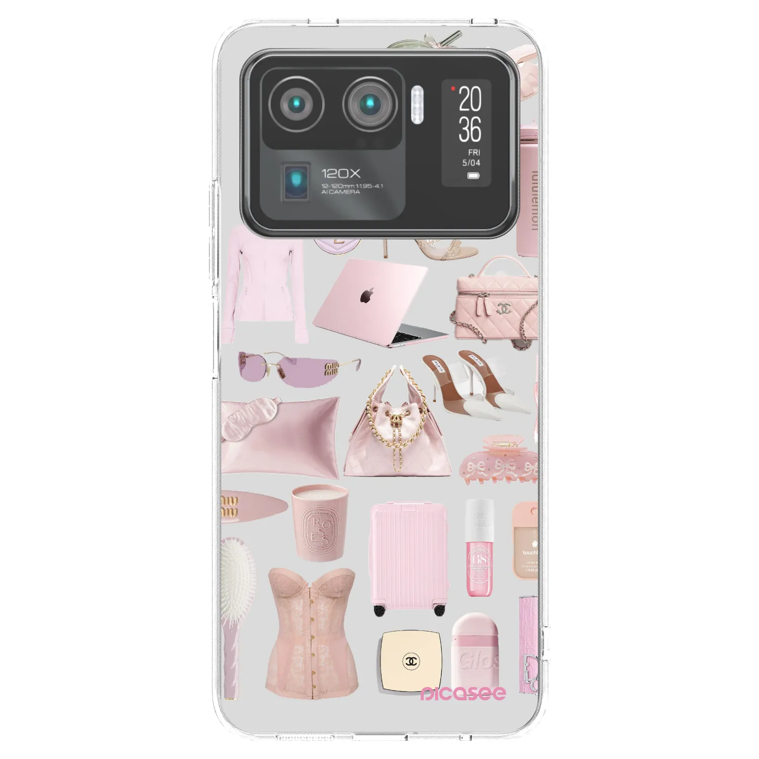 Picasee átlátszó szilikon tok az alábbi mobiltelefonokra Xiaomi Mi 11 Ultra - Glam Babe