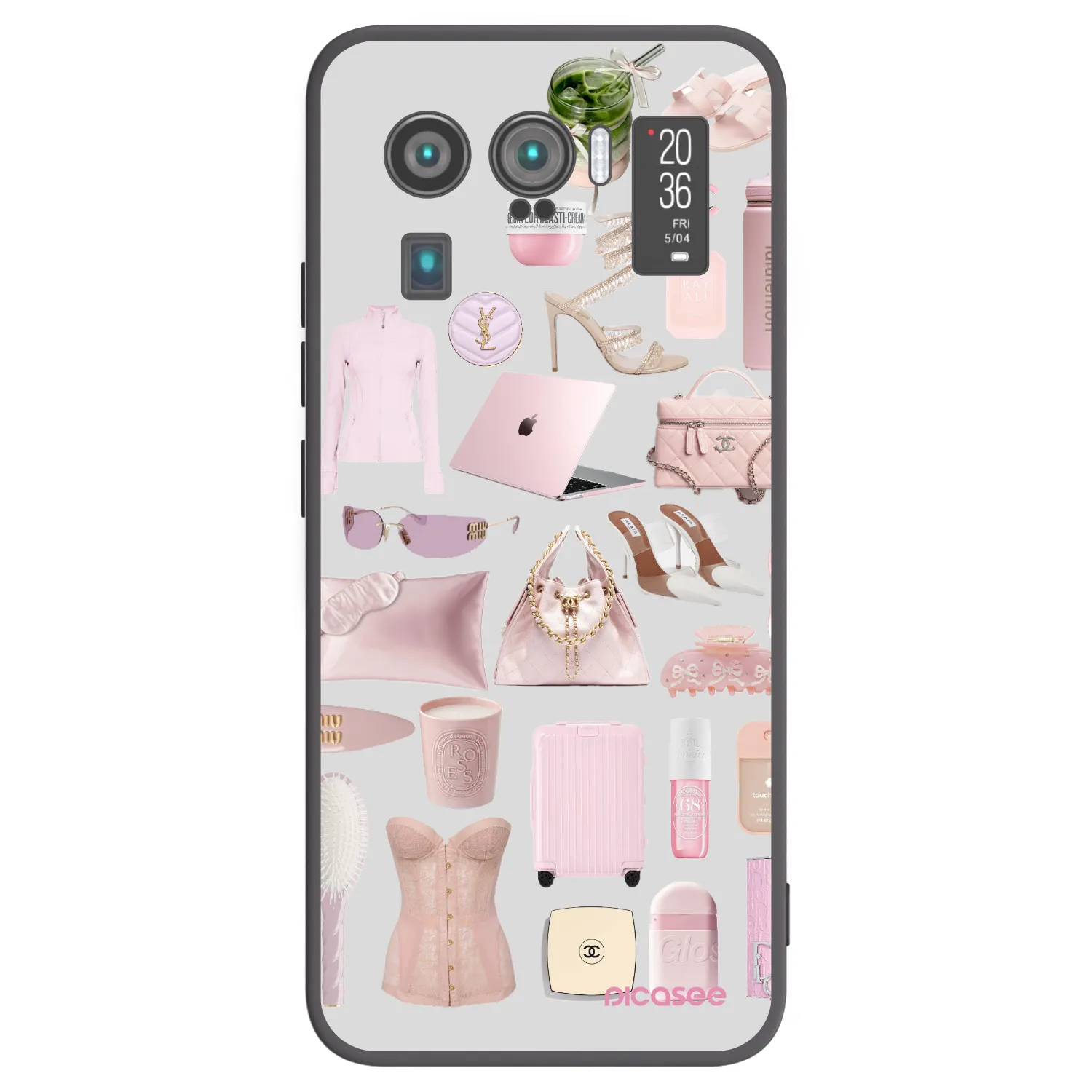 Picasee fekete szilikon tok az alábbi mobiltelefonokra Xiaomi Mi 11 Ultra - Glam Babe