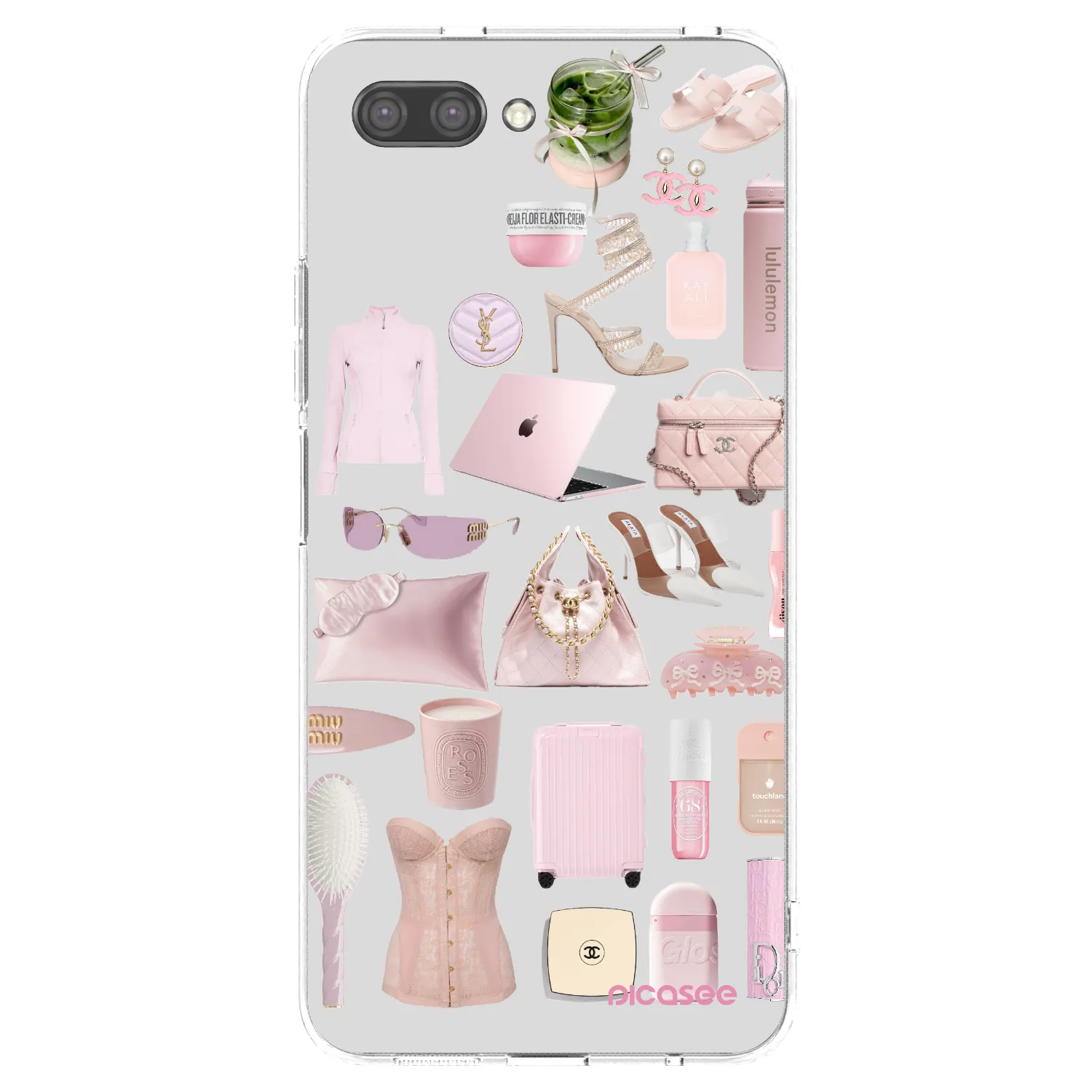 Picasee átlátszó szilikon tok az alábbi mobiltelefonokra Honor 10 - Glam Babe