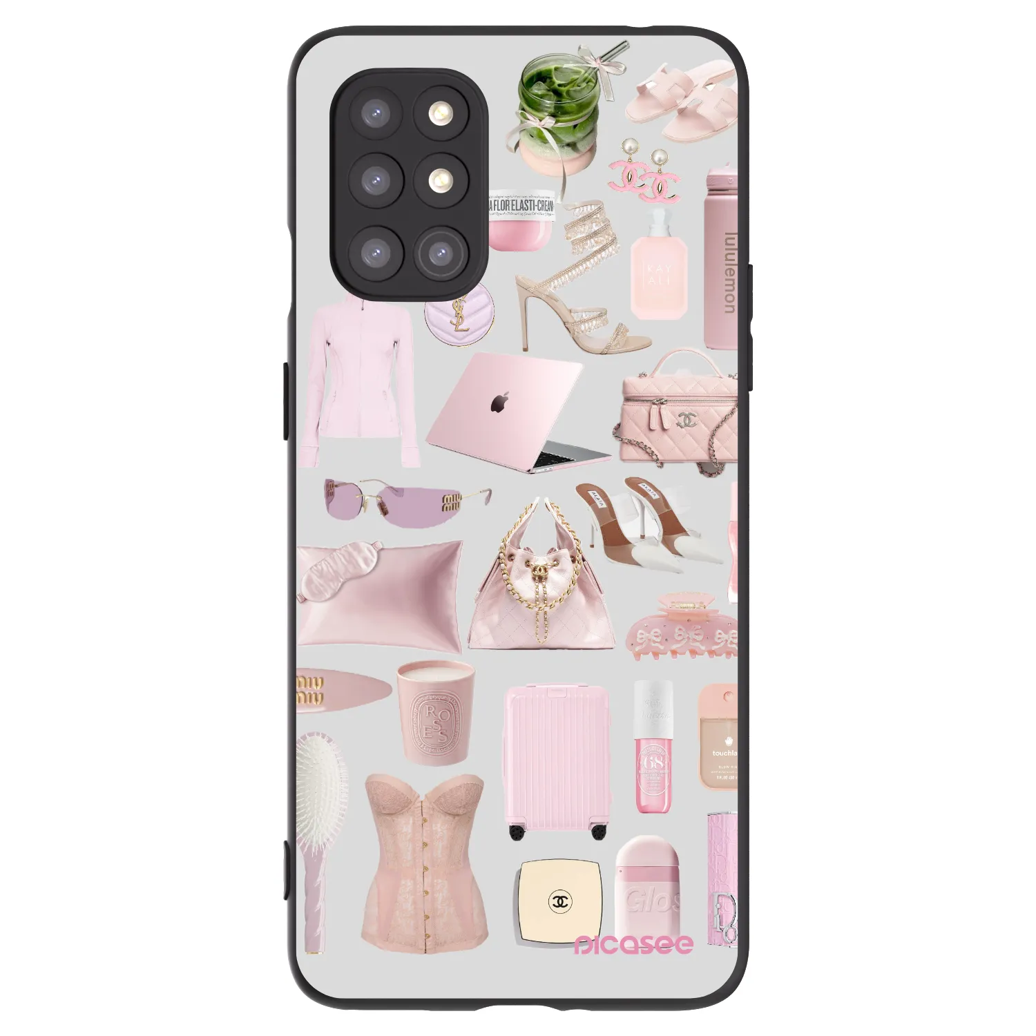 Picasee fekete szilikon tok az alábbi mobiltelefonokra OnePlus 8T - Glam Babe