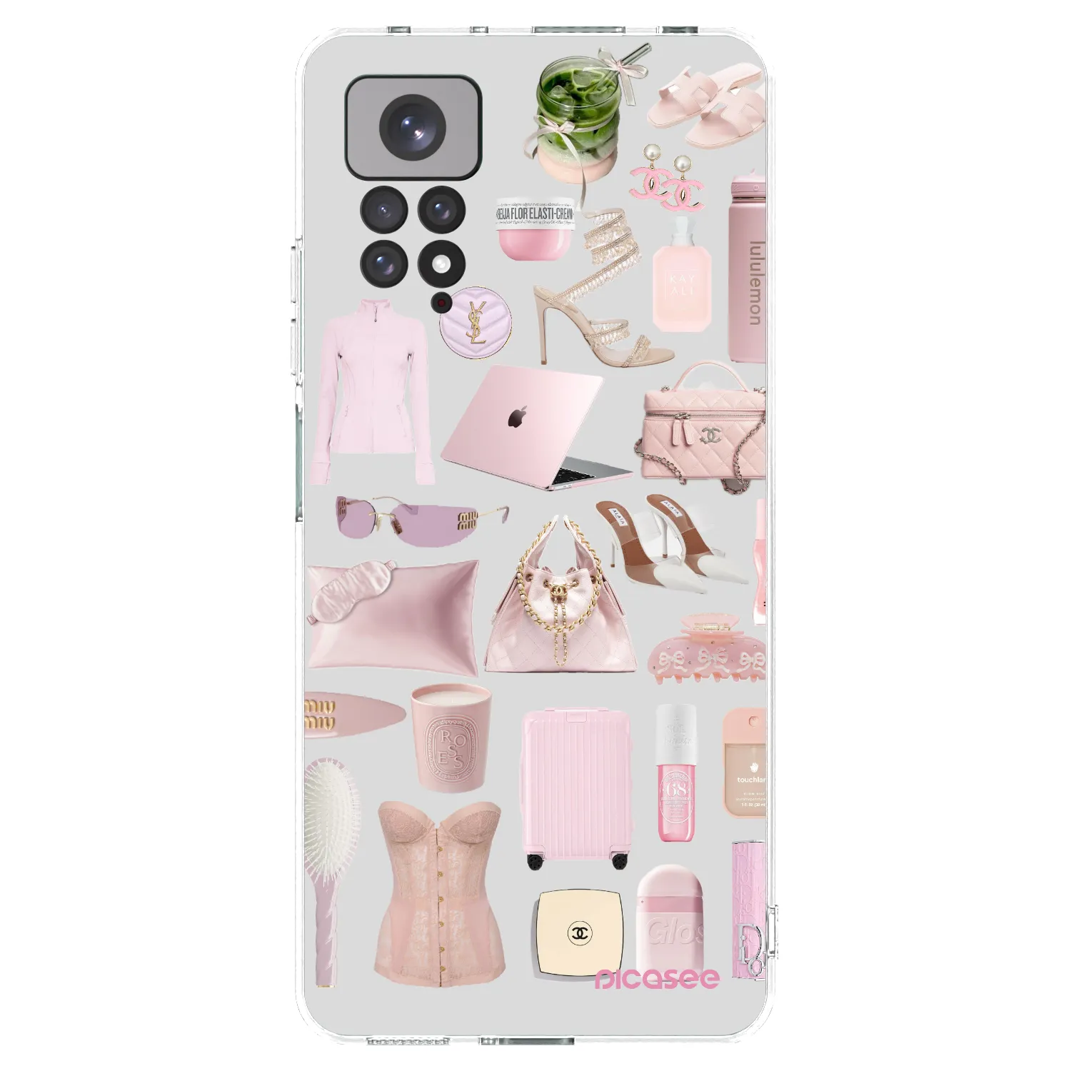 Picasee átlátszó szilikon tok az alábbi mobiltelefonokra Xiaomi Redmi Note 11 - Glam Babe