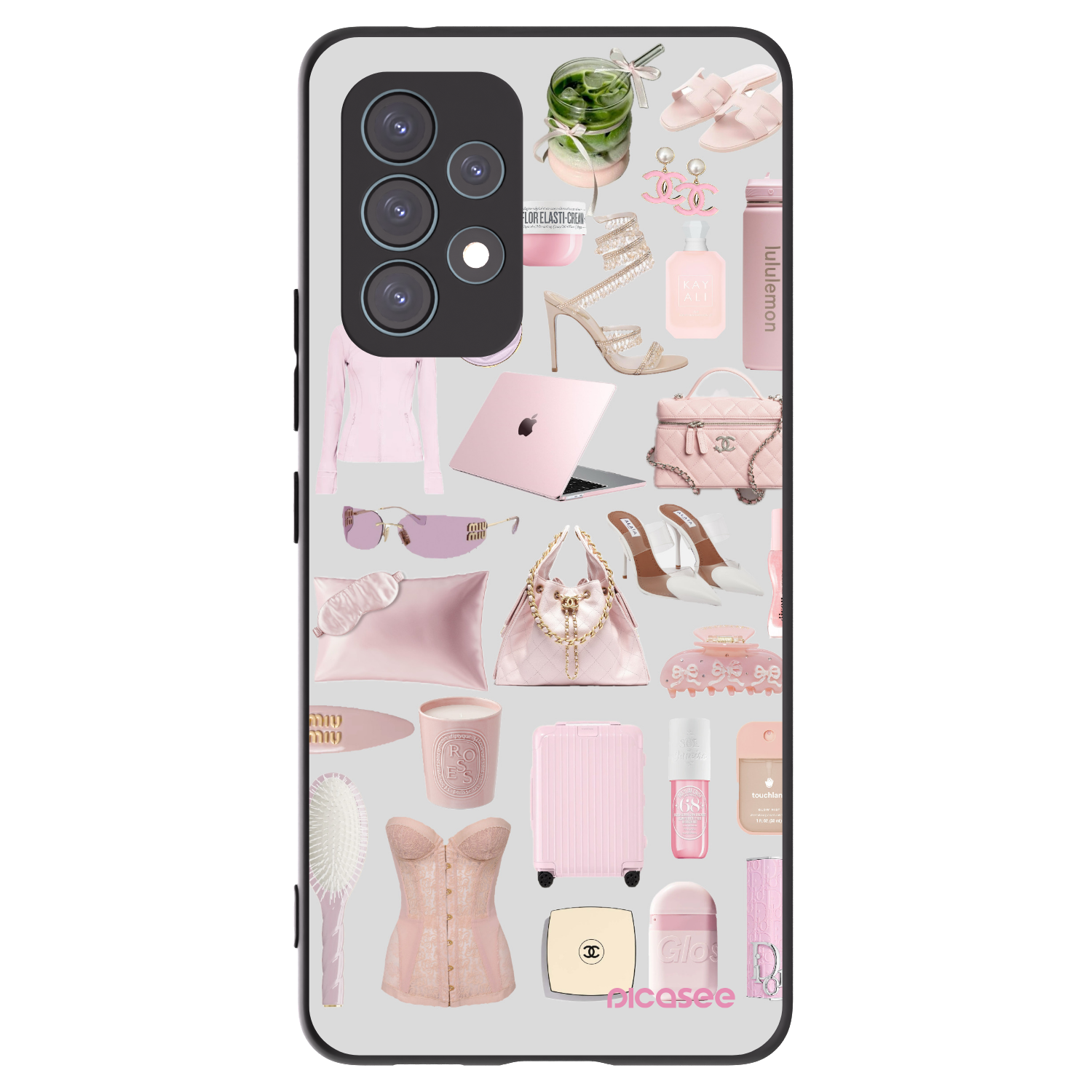 Picasee fekete szilikon tok az alábbi mobiltelefonokra Samsung Galaxy A53 5G A536 - Glam Babe