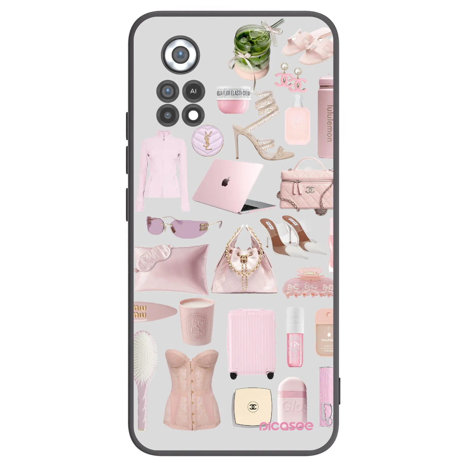 Picasee fekete szilikon tok az alábbi mobiltelefonokra Xiaomi Poco X4 Pro 5G - Glam Babe