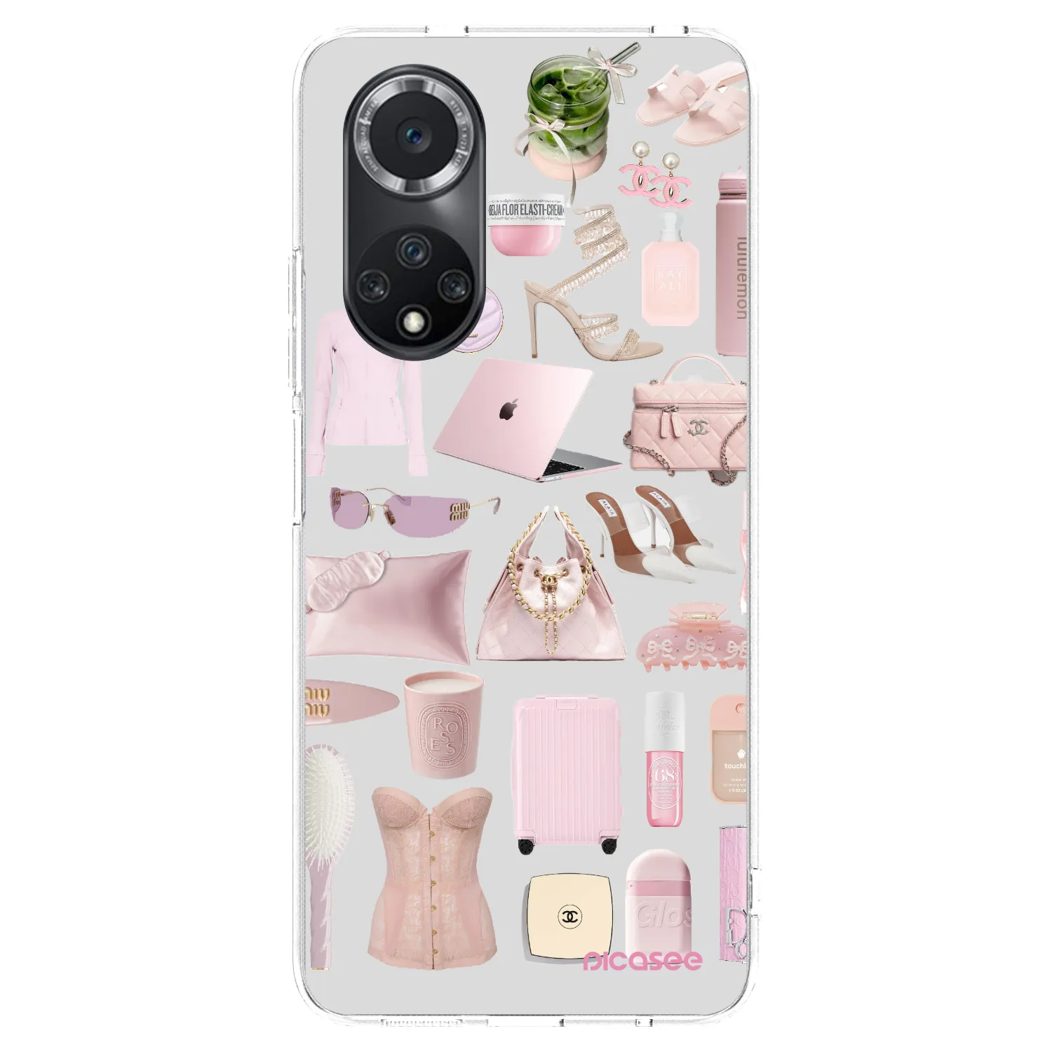 Picasee átlátszó szilikon tok az alábbi mobiltelefonokra Huawei Nova 9 SE - Glam Babe