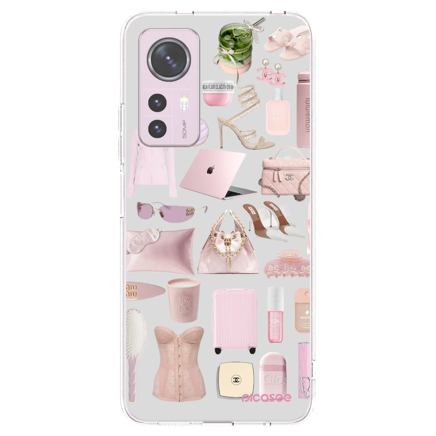 Picasee átlátszó szilikon tok az alábbi mobiltelefonokra Xiaomi 12 - Glam Babe