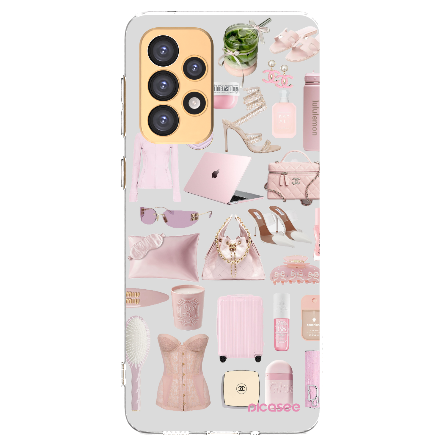 Picasee átlátszó szilikon tok az alábbi mobiltelefonokra Samsung Galaxy A33 5G A336 - Glam Babe