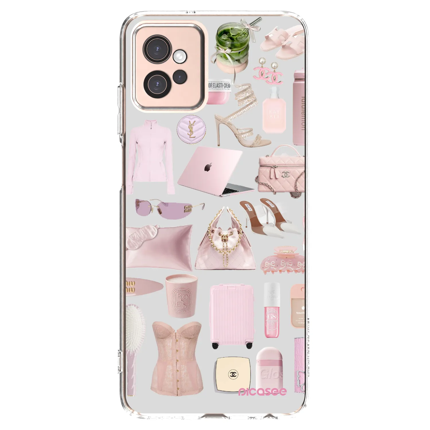 Picasee átlátszó szilikon tok az alábbi mobiltelefonokra Motorola Moto G32 - Glam Babe