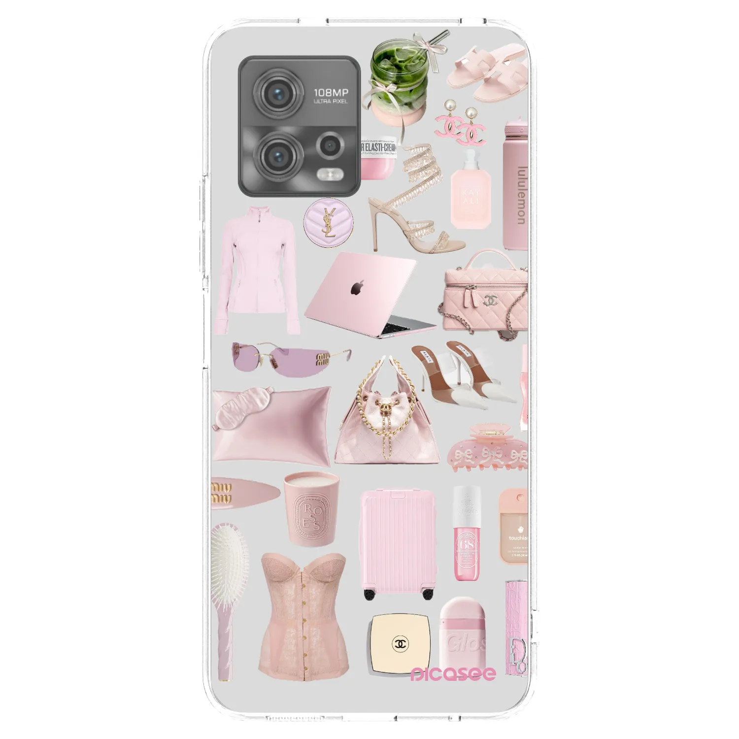 Picasee átlátszó szilikon tok az alábbi mobiltelefonokra Motorola Moto G72 - Glam Babe