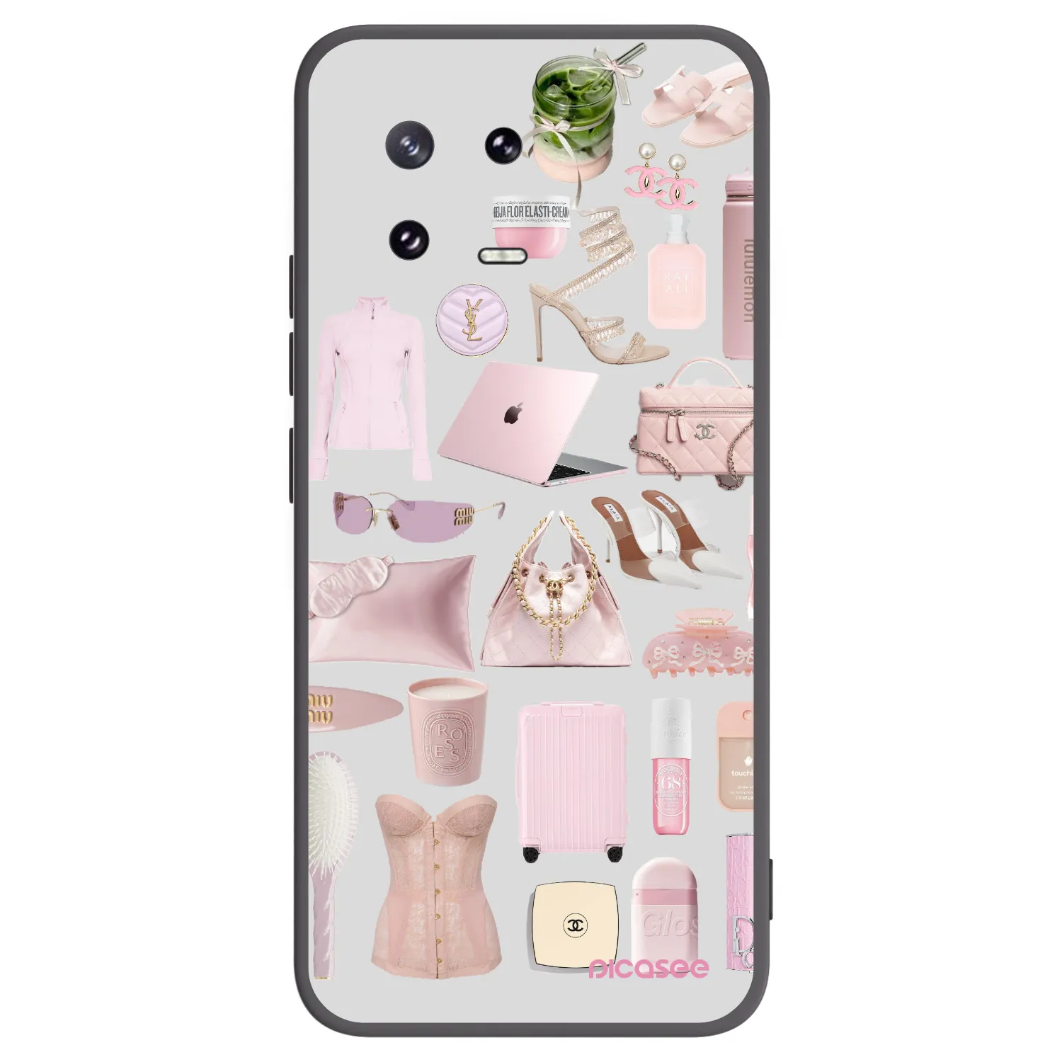 Picasee fekete szilikon tok az alábbi mobiltelefonokra Xiaomi 13 Pro - Glam Babe