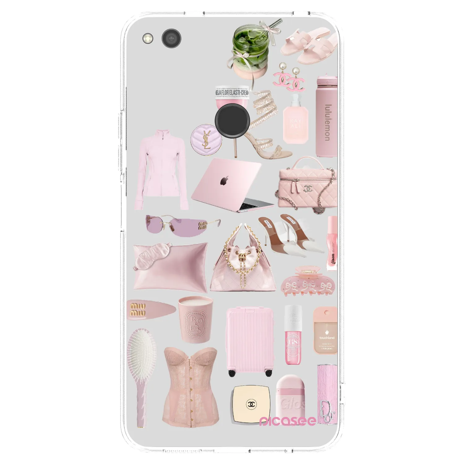 Picasee átlátszó szilikon tok az alábbi mobiltelefonokra Huawei P9 Lite 2017 - Glam Babe