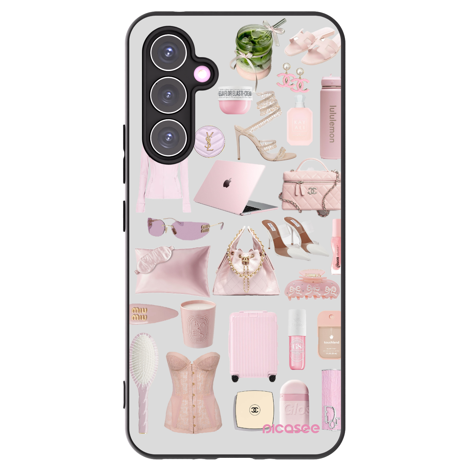 Picasee fekete szilikon tok az alábbi mobiltelefonokra Samsung Galaxy A54 5G A546B - Glam Babe