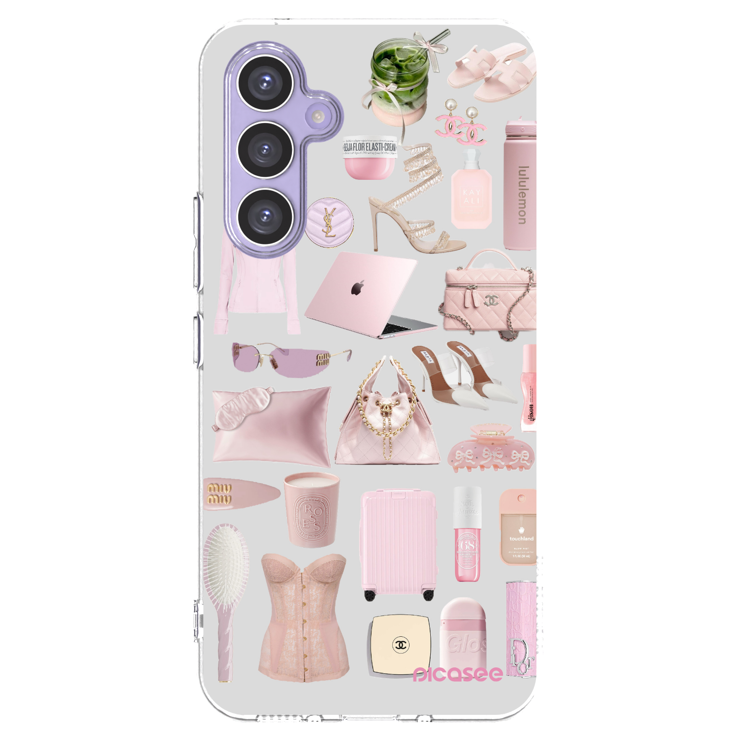 Picasee átlátszó szilikon tok az alábbi mobiltelefonokra Samsung Galaxy A54 5G A546B - Glam Babe